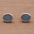 Opal button earrings, 'Sweet Duchess' - Handcrafted Opal Button Earrings thumbail