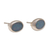 Opal button earrings, 'Sweet Duchess' - Handcrafted Opal Button Earrings (image 2d) thumbail
