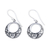 Sterling silver flower earrings, 'Paradise Moon' - Sterling silver flower earrings