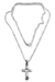 Men's sterling silver cross necklace, 'Soul Believer' - Men's Sterling Silver Cross Necklace thumbail