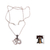 Men's sterling silver necklace, 'Mythical Om' - Men's Handcrafted Sterling Silver Pendant Necklace