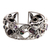 Pearl and amethyst flower bracelet, 'Tropical Frangipani' - Pearl and Amethyst Sterling Silver Cuff Bracelet thumbail