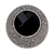 Onyx cocktail ring, 'Black Moon' - Modern Sterling Silver and Onyx Cocktail Ring (image 2b) thumbail