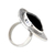 Onyx cocktail ring, 'Black Moon' - Modern Sterling Silver and Onyx Cocktail Ring (image 2c) thumbail