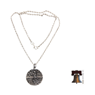 Herrenhalskette aus Sterlingsilber - Handgefertigte Halskette aus Sterlingsilber für Herren