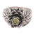 Peridot flower ring, 'Lotus Purity' - Handcrafted Peridot and Sterling Silver Ring (image 2d) thumbail