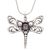 Amethyst pendant necklace, 'Lavender Dragonfly' - Amethyst and Sterling Silver Necklace (image 2d) thumbail