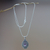 Amethyst pendant necklace, 'Queen of Bali' - Sterling Silver and Amethyst Pendant Necklace