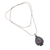 Amethyst pendant necklace, 'Queen of Bali' - Sterling Silver and Amethyst Pendant Necklace (image 2d) thumbail