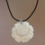 Pendant necklace, 'Morning Blossom' - Fair Trade Indonesian Floral Pendant Necklace