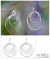 Sterling silver dangle earrings, 'Seven Orbits' - Modern Sterling Silver Dangle Earrings thumbail