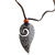 Bone pendant necklace, 'Lucky Hook' - Artisan Crafted Indonesian Cow Bone Necklace (image 2d) thumbail