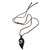 Bone wrap necklace, 'Hook of Peace' - Handmade Indonesian Pendant Necklace (image 2c) thumbail