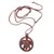 Coconut shell pendant necklace, 'Lucky Turtle' - Coconut shell pendant necklace (image 2c) thumbail