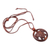 Coconut shell pendant necklace, 'Lucky Turtle' - Coconut shell pendant necklace (image 2d) thumbail