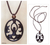 Coconut shell pendant necklace, 'Sukhasana Yoga' - Artisan Crafted Coconut Shell Pendant Necklace thumbail