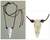 Men's bone pendant necklace, 'Fossilized' - Men's Cow Bone Pendant Necklace