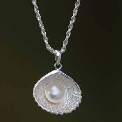 silver with pearl jewellery