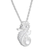 Cultured pearl pendant necklace, 'Sea Horse Treasure' - Sterling Silver and Pearl Pendant Necklace thumbail