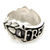 Men's sterling silver ring, 'Glorious Freedom' - Men's Handcrafted Sterling Silver Band Ring (image 2b) thumbail