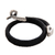Men's leather wrap bracelet, 'Be Bold' - Unique Men's Leather and Silver Snake Bracelet (image 2c) thumbail