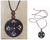 Coconut shell pendant necklace, 'Four Flowers' - Coconut shell pendant necklace (image 2) thumbail
