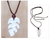 Men's wood and bone pendant necklace, 'Living Leaf' - Men's Hand Crafted Cow Bone Pendant Necklace (image 2) thumbail