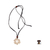 Men's wood and bone pendant necklace, 'Three Lucky Lizards' - Men's Bone Pendant Necklace (image 2j) thumbail