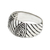 Men's sterling silver ring, 'Famous Warrior' - Men's Unique Sterling Silver Band Ring (image 2b) thumbail