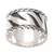 Men's sterling silver ring, 'Heart of a Tiger' - Men's Sterling Silver Band Ring (image 2d) thumbail