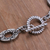 Sterling silver link bracelet, 'Fern Forest' - Unique Sterling Silver Link Bracelet