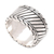 Men's sterling silver ring, 'Dragon Path' - Men's sterling silver ring thumbail