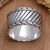 Men's sterling silver ring, 'Dragon Path' - Men's sterling silver ring (image 2b) thumbail