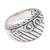 Men's sterling silver ring, 'The Walls of Heaven' - Men's Artisan Crafted Sterling Silver Band Ring (image 2c) thumbail