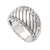 Men's sterling silver ring, 'The Walls of Heaven' - Men's Artisan Crafted Sterling Silver Band Ring (image 2e) thumbail