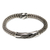 Men's sterling silver bracelet, 'Flames of Wisdom' - Men's Sterling Silver Chain Bracelet thumbail