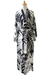 Silk robe, 'Palm Frond Shadow' - Women's Artisan Crafted Robe (image 2c) thumbail