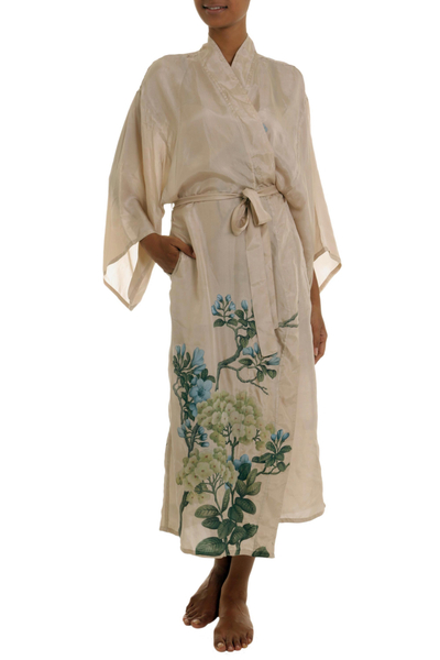 Silk robe, 