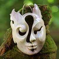Wood mask,