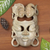 Wood mask, 'Soulmates' - Modern Wood Mask (image 2) thumbail