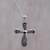Granat-Kreuz-Halskette - Granat-Kreuz-Halskette