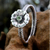 Birthstone flowers peridot ring, 'August Poppy' - Handcrafted Peridot and Silver Ring
