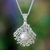 Pearl pendant necklace, 'White Coral' - Pearl pendant necklace