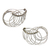 Sterling silver dangle earrings, 'Nine Links' - Unique Sterling Silver Dangle Earrings from Indonesia
