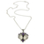 Amethyst pendant necklace, 'Royal Romance' - Sterling Silver and Amethyst Pendant Necklace (image 2c) thumbail