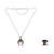 Garnet pendant necklace, 'Queen of Sumatra' - Handmade Sterling Silver and Garnet Pendant Necklace (image 2j) thumbail