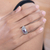 Amethyst solitaire ring, 'Java Legacy' - Sterling Silver and Amethyst Ring (image 2j) thumbail