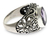 Amethyst solitaire ring, 'Mythical Oasis' - Floral Sterling Silver and Amethyst Ring thumbail