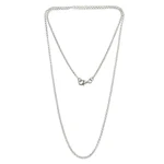 Sterling silver chain necklace, 'Chain of Celebration' - Sterling Silver Chain Necklace