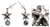 Blue topaz dangle earrings, 'Balinese Starfish' - Artisan Crafted Silver and Blue Topaz Dangle Earrings thumbail